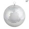 2 pcs 12" Extra Silver Glass Mirror Disco Balls Ornaments Decorations Supplies
